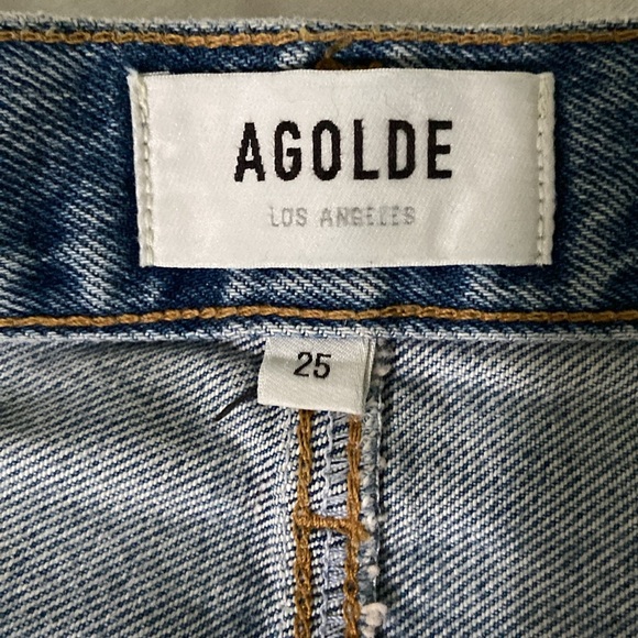 Agolde-Liv Denim Skirt-Revival-25 - Picture 3 of 5